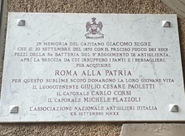 Giacomo Segre, il capitano di Porta Pia